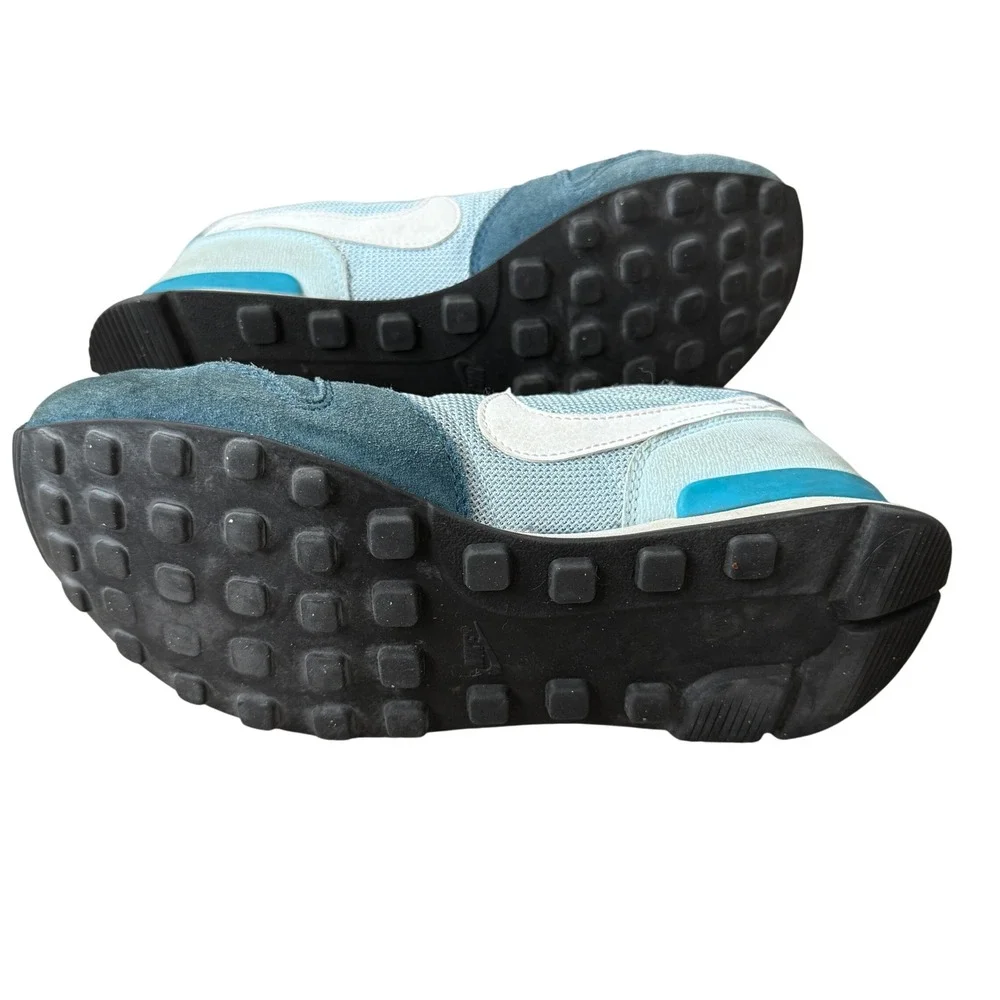 Nike Internationalist Sz 7‎ Blue Suede Mesh Low Top Sneakers